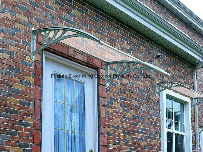 Polycarbonate Rain Shades Awning for Door and Window