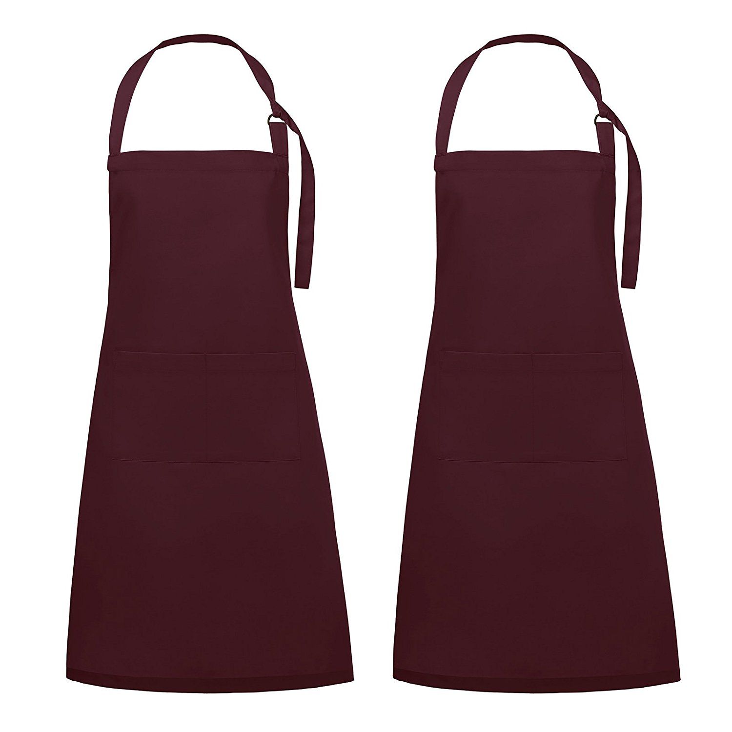 Adjustable Poly Cotton Cooking Kitchen Restaurant Uniform Aprons