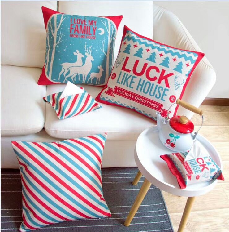 New Design Cushion/Pillow Cover with Animals/Plants 40*40/ 45*45cm