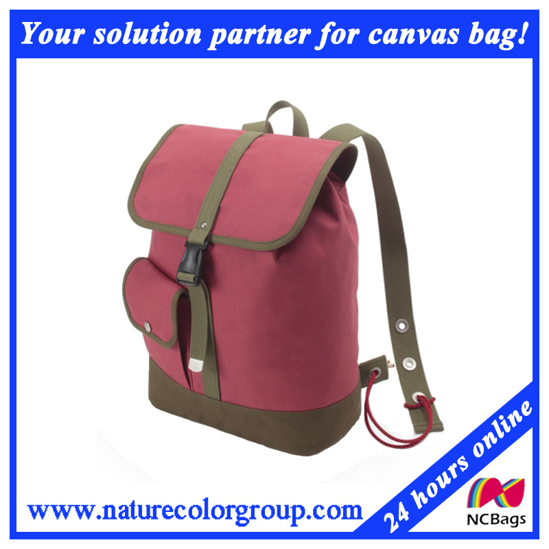 Canvas Book Bag School Backpack Student Backpack