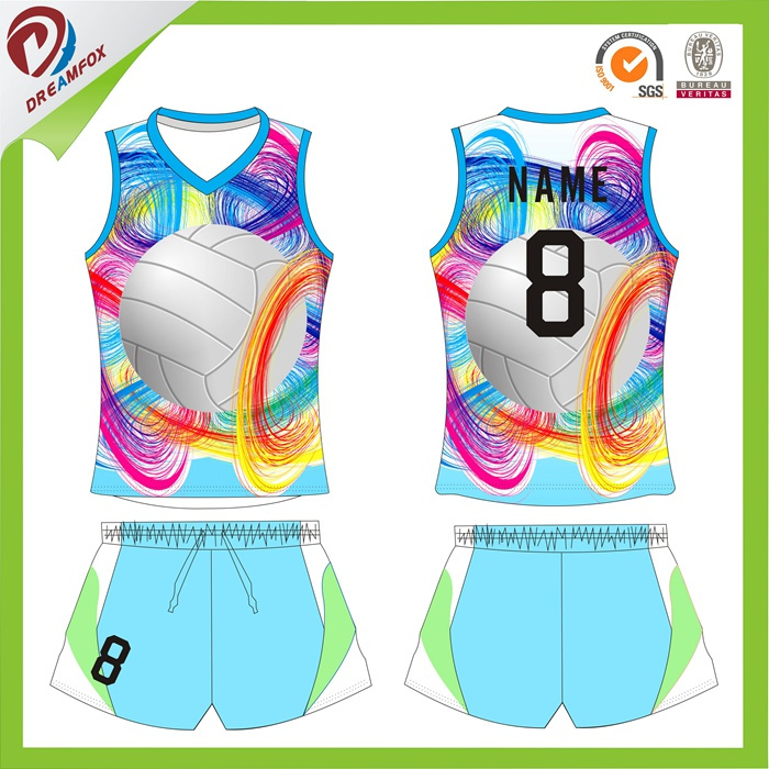Newest Style Dry Fit Sublimation Sleeveless Professional Volleyball Jersey