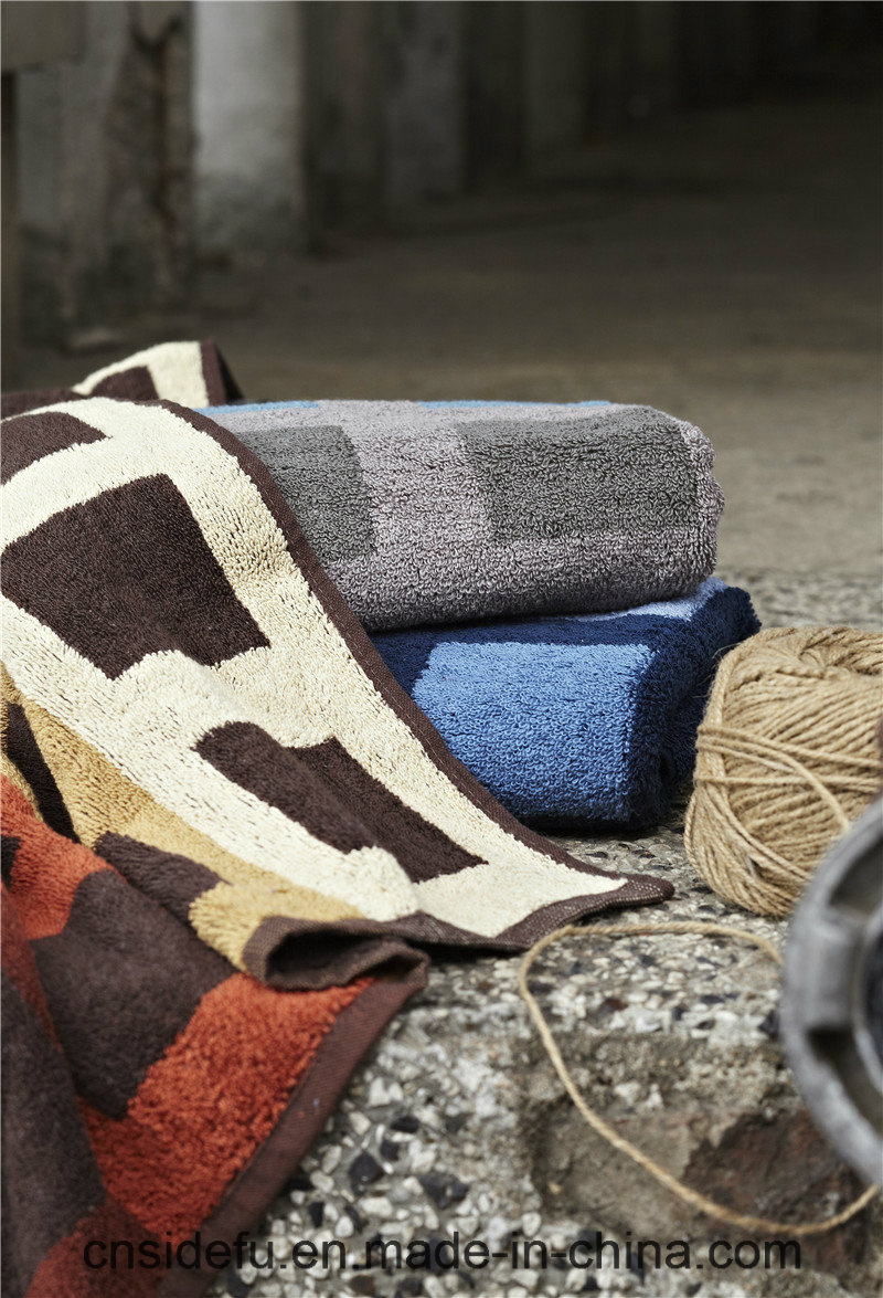 Good Quality Super Soft 100% Cotton Yarn Dyed Terry Bath Towel
