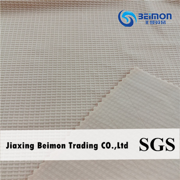 Nylon Spandex Checked Dobby Fabric