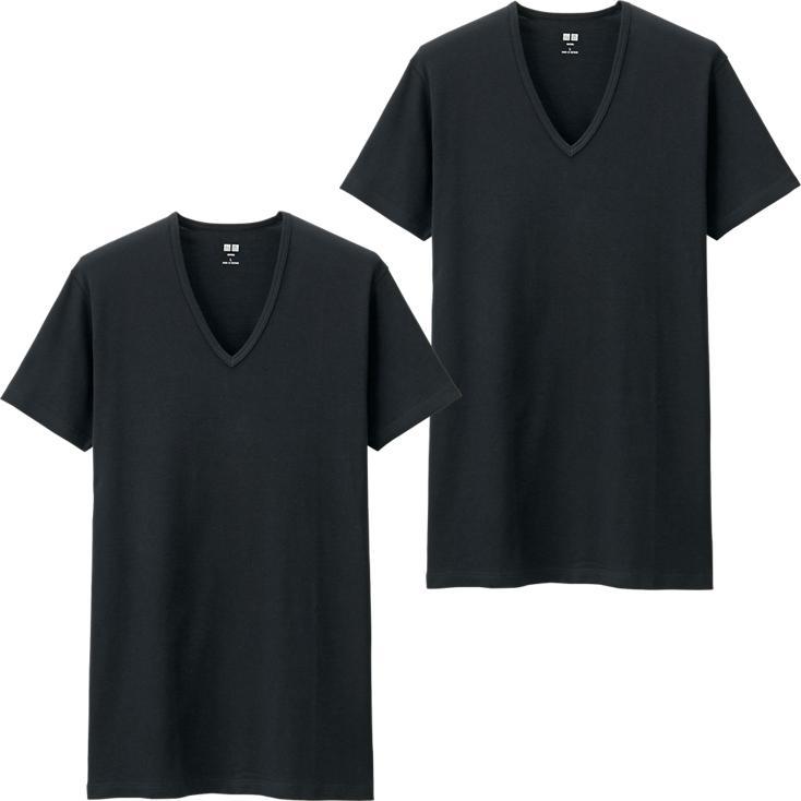 Customize Personal Logo Pattern V-Neck Men Tee Shirt