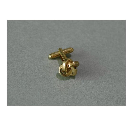 Custom Irregular 3D Effect Gold Plated Cufflinks (GZHY-XK-013)