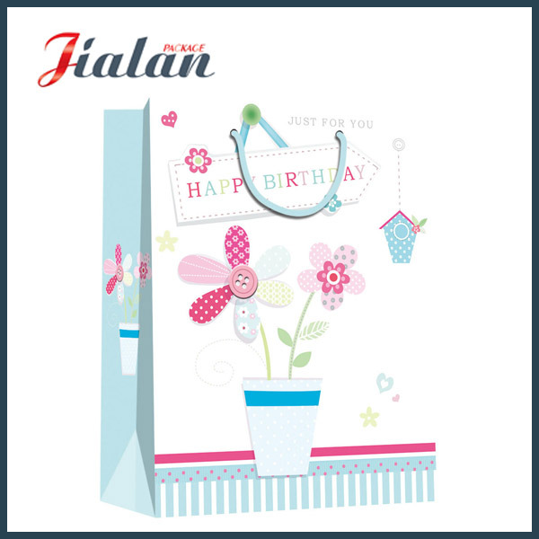 High Quality Birthday Holiday Design Gift Paper Candy Bag