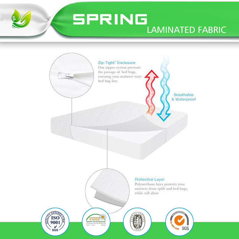Bedbug Mattress Encasement Queen Size Fits up to 17