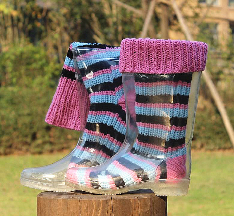 Lucency Transparent PVC Rain Boots, Women Transparent Boots, Ladies Transparent Boot