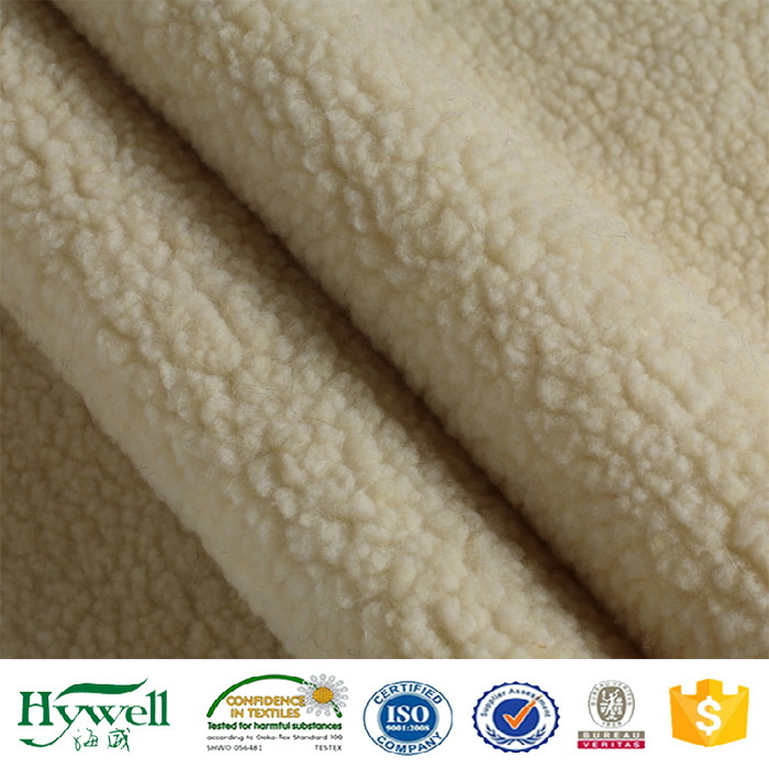 Faux Fur Fabric Sherpa Fleece Fabric for Coat Jacket Hoodie Sleeping Bag