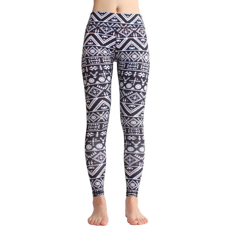 Soft Elastic Capris Yoga Leggings High Rise with Hidden Pocket