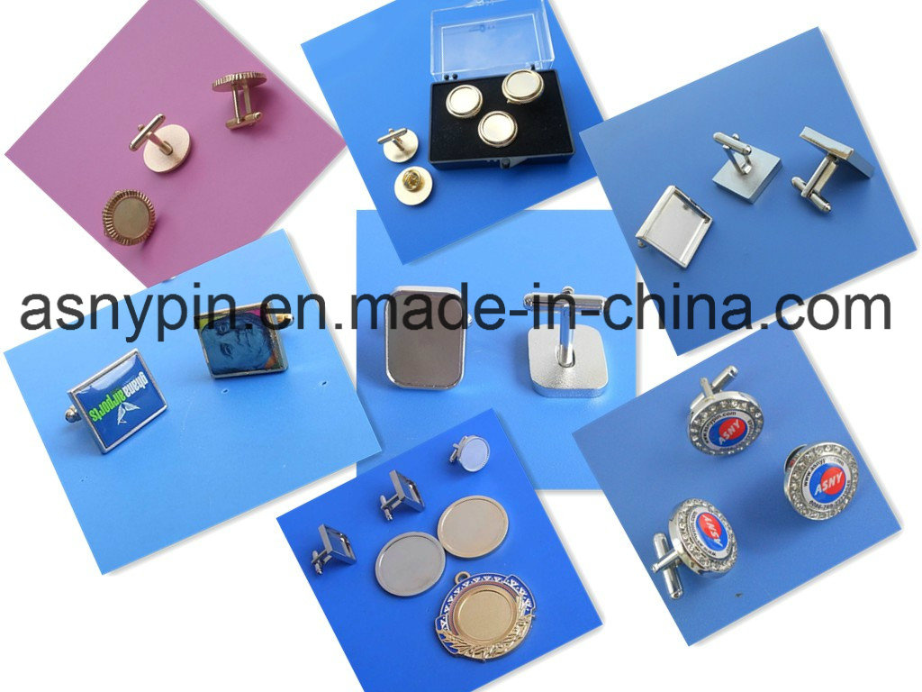 Custom Metal Blank Cufflinks Collection