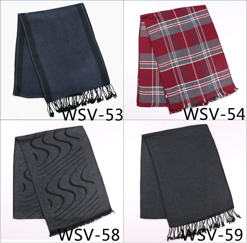 New Design Men's Fasion Viscose Scarf (Wsv-53)