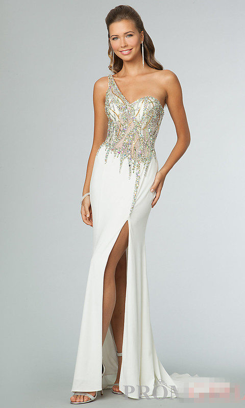One Shoulder Formal Evening Dresses (ED14005)