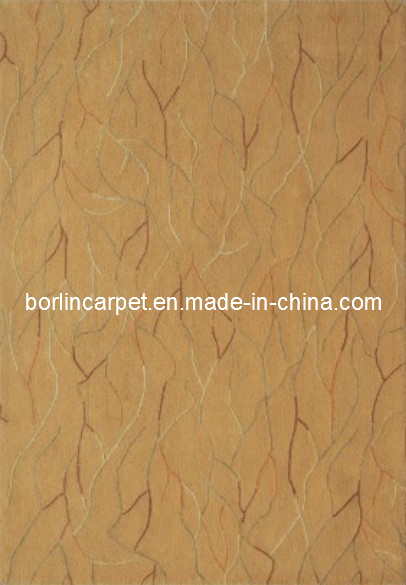 Rug Hand Made Carpet Woo+Viscose