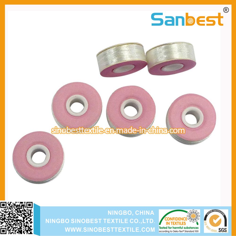 High Quality Cardboard Sided Pre-Wound Bobbins Thread for Embroidery