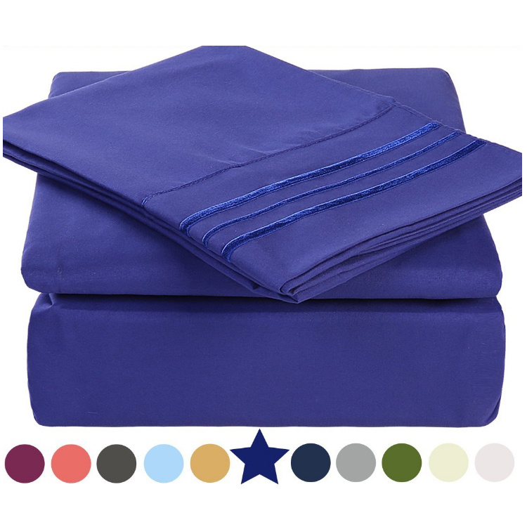 Ultra Soft Brushed Microfiber Home Textile Bedding Set