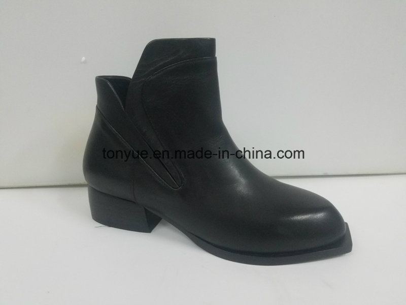 Lady Leather Brush Color Restoring Ancient Ways Pointed Short Boots