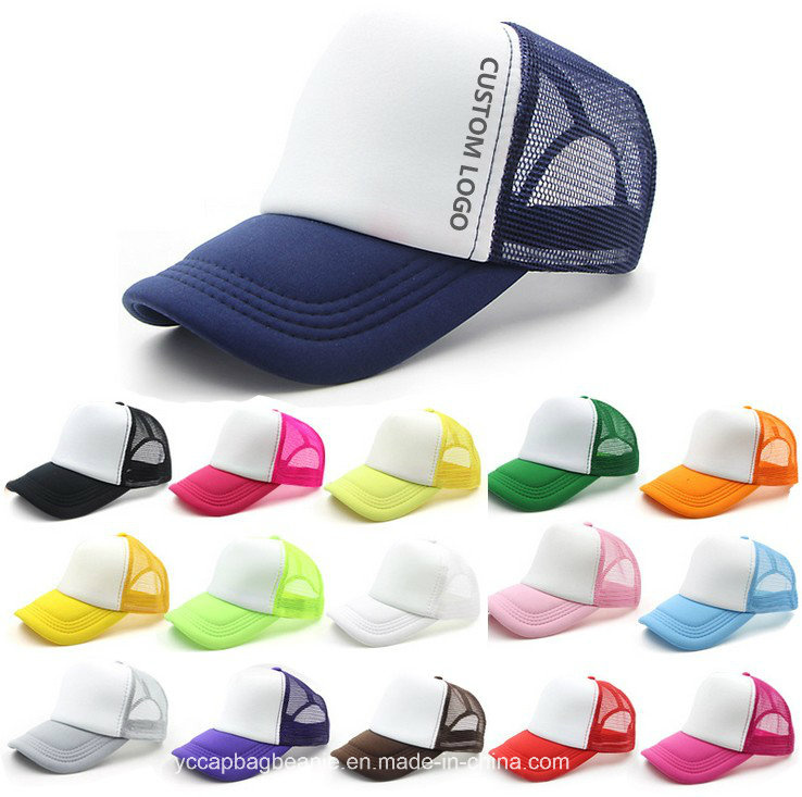 Multicolor Custom Logo Trucker Cap