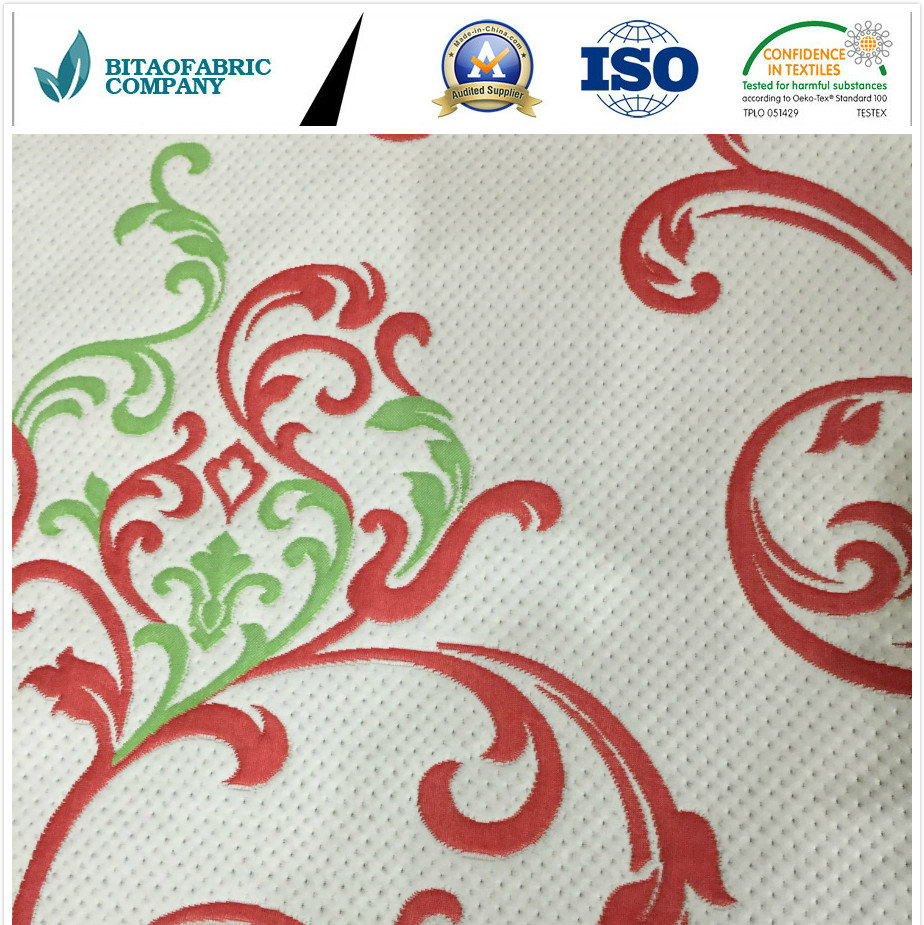 Double-Face Jacquard Mattress/Pillow Cover Fabri/Knitted/Color Pattern