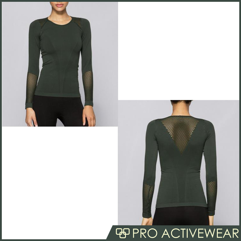 Women Nylon Rash Guard Custom Compression Shirt