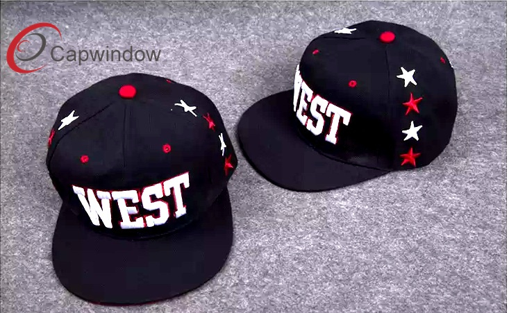 Acrylic 6 Panel Snapback Cap/Hat with 3D Embroidery