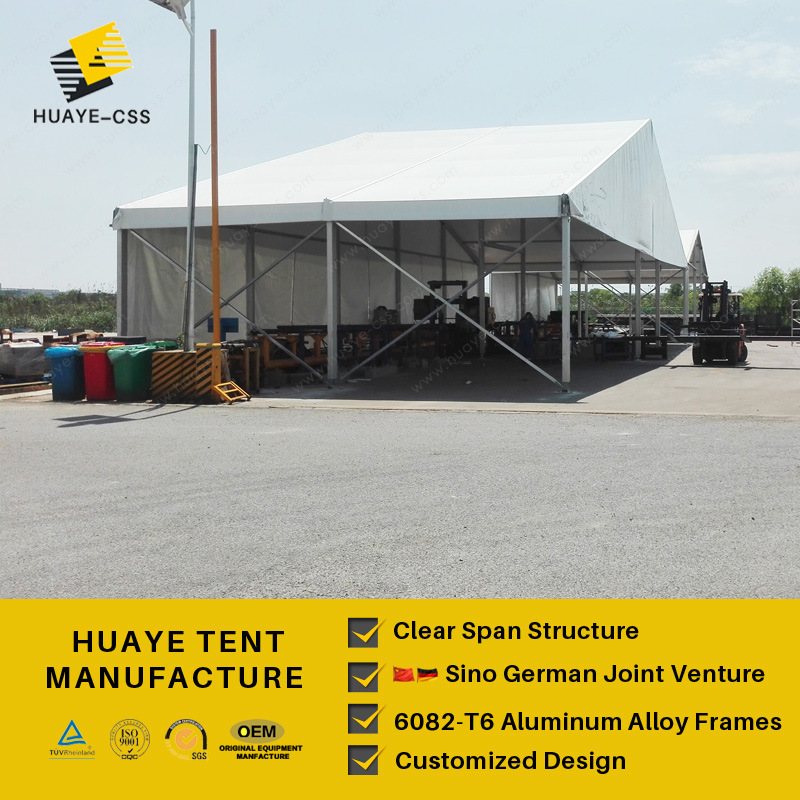 Huaye Standard 6082t6 Aluminium PVC Warehouse Tent (hy274b)