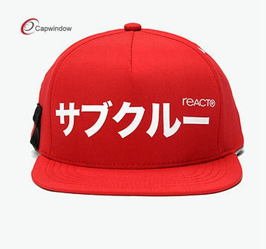 3D Embroidery Snapback Hat with Adjustable Buckle
