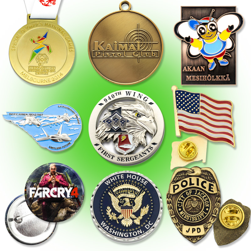 High Quality Customized Emblem Plating Lapel Pin/Badge for Sport Federation