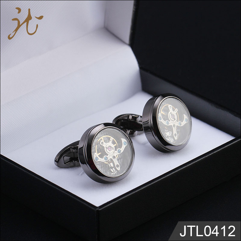 Nice High Quality Brass Watch Movement Cufflinks for Men