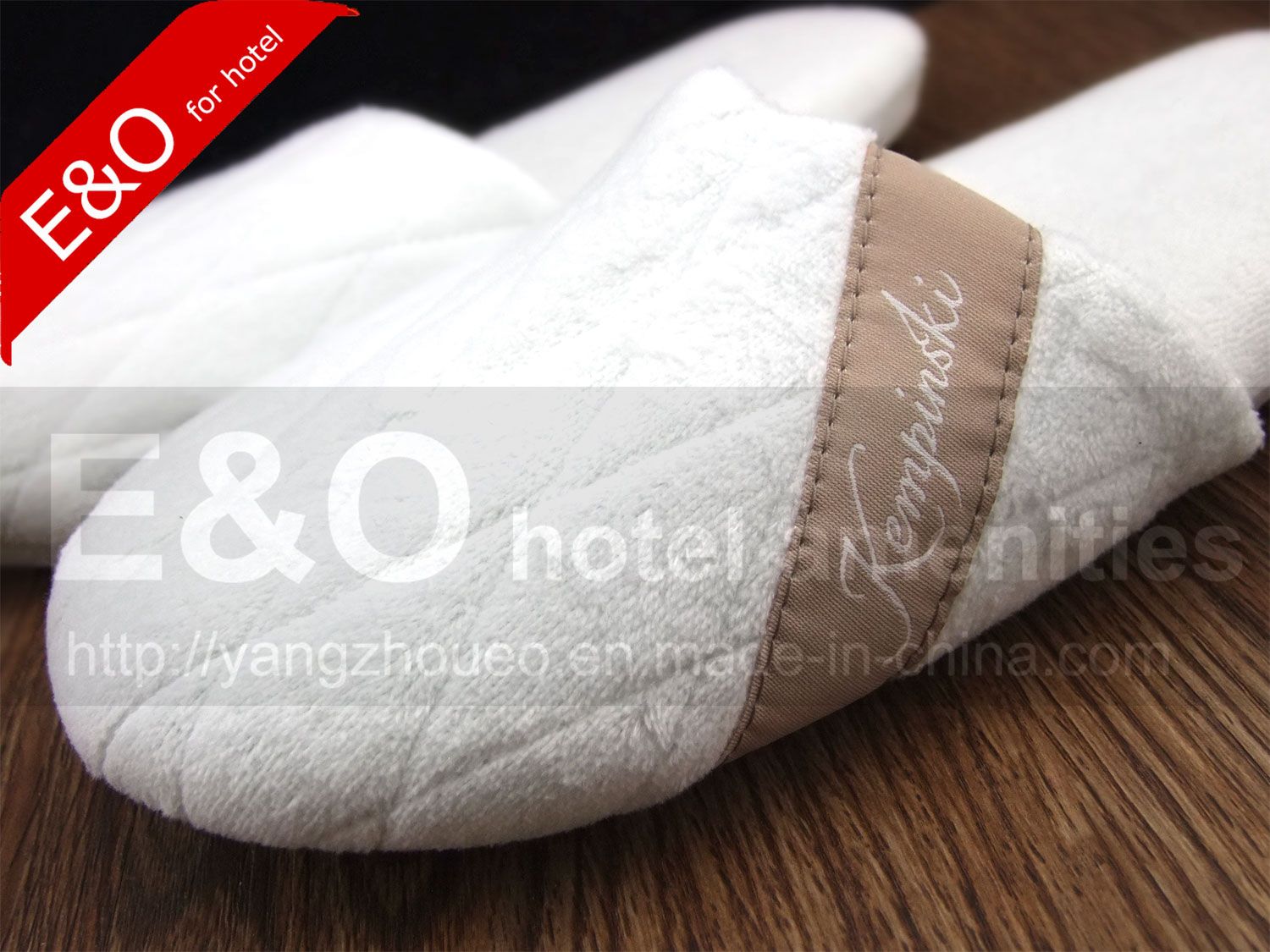 5 Stars Kempinski Hotel Injection Dotts Sole Slippers