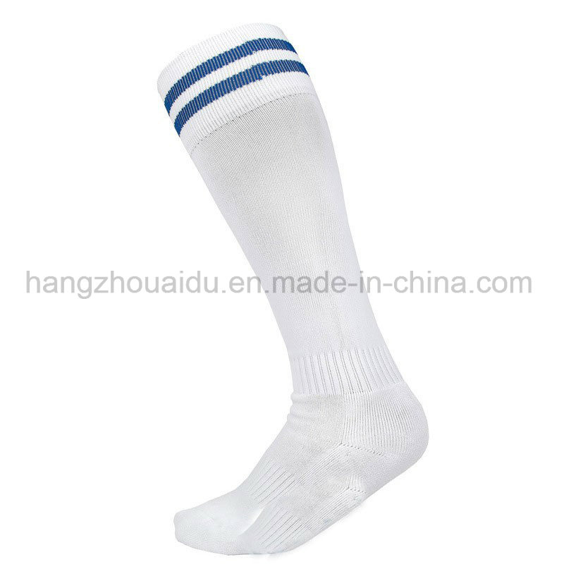 Cotton Newest Knitting in 3 Stripes Soccer Men Socks