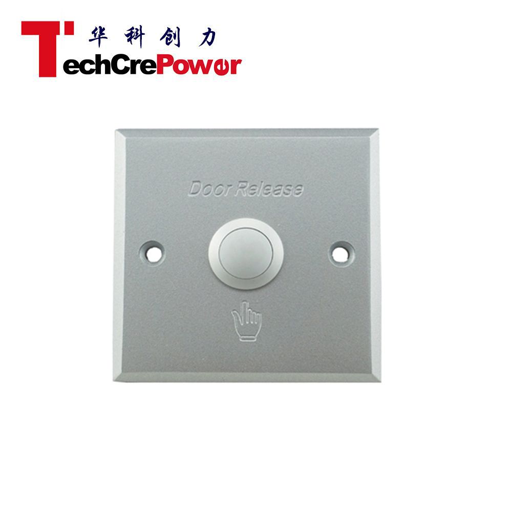 Aluminium Alloy Exit Button Square Door Release Button for Hollow Door