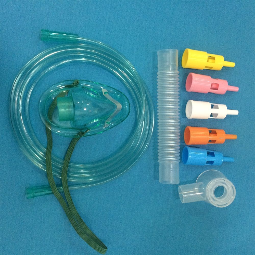 Disposable Medical Concentration Medical Venturi Replaceable Oxygen Mask/Multi-Vent Oxygen Mask with 5 Diluters