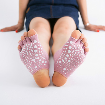 Open-Toe Socks with Short Yoga Socks