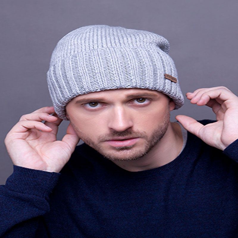 100% Acrylic Material and Adults Age Group Custom Patch Winter Beanies Hat