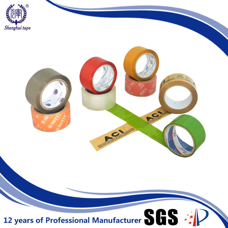 SGS Certificate Super Clear Crystal Sellotape BOPP Custom Packing Tape
