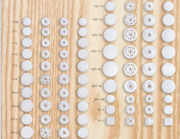 Good Quality 10mm-16mm Outer Diameter Plastic Snap Button