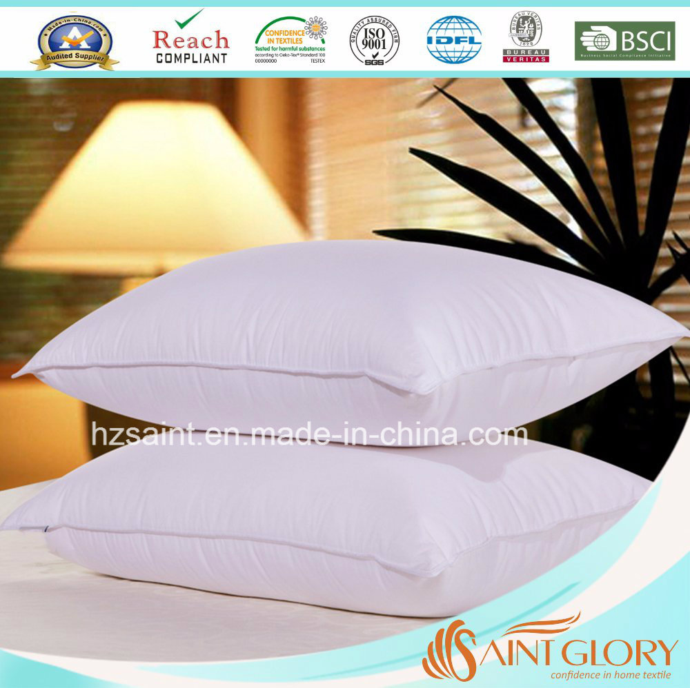 Saint Glory Professional Three Chamber Pillow White Goose Duck Down Filling Pillows