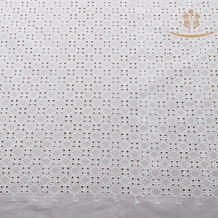 H10006 off White Flower Pattern Fabric Lace for Bridal Lace