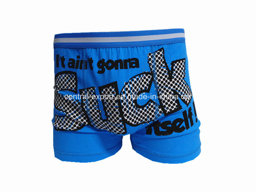 Allover Print New Style Men's Boxer Short Underwear