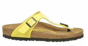 Oiled Leather Thong Sandals with Neutral Heel Profile