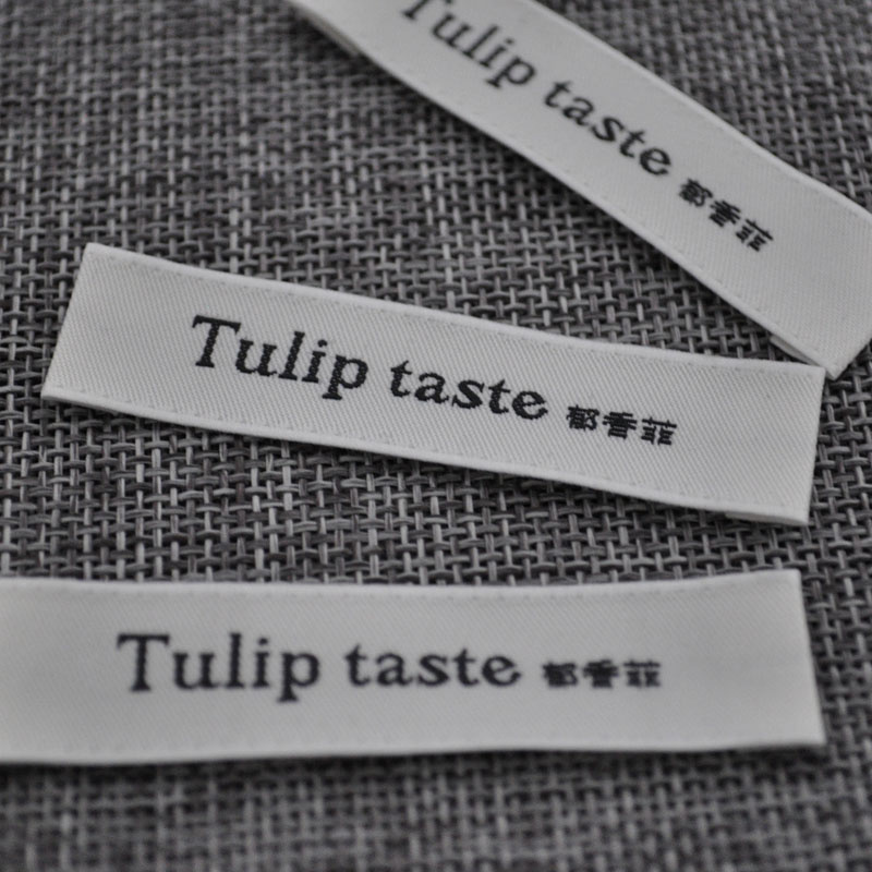 100% Polyester Woven Labels/Main Fabric for Apparel