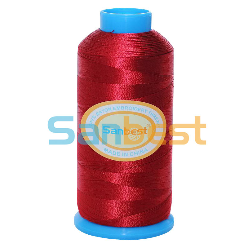 100% Rayon Embroidery Thread with High Quality 120d/2