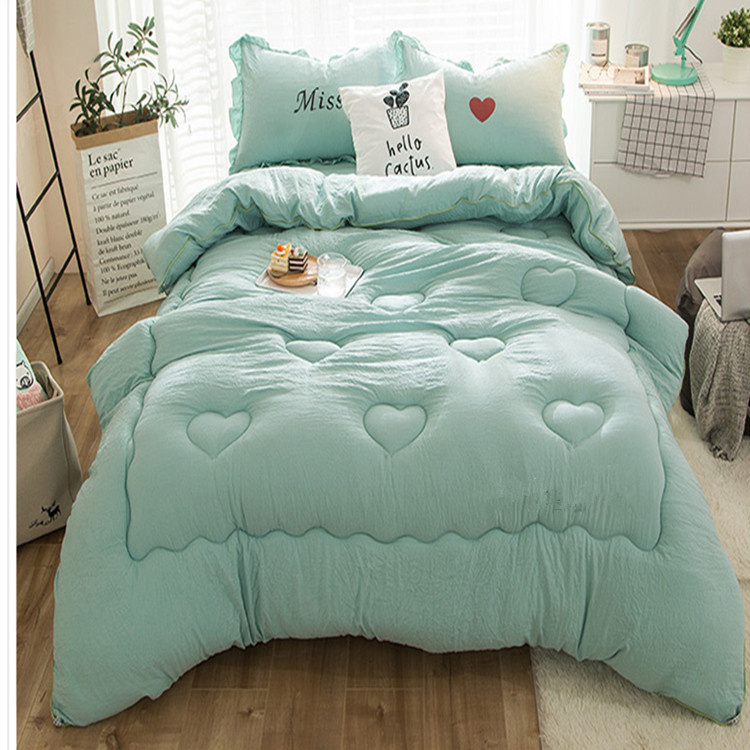 High Quality and Colorful 100 Polyester Microfiber Comforter 250GSM