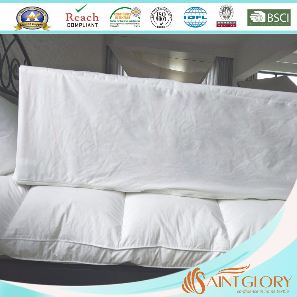 Knitted Jersey Double Zippers Mattress Protector