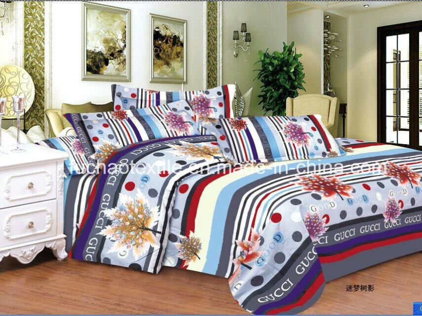 Microfiber Plain Bed Sheet Set Bedding Set Home Textile