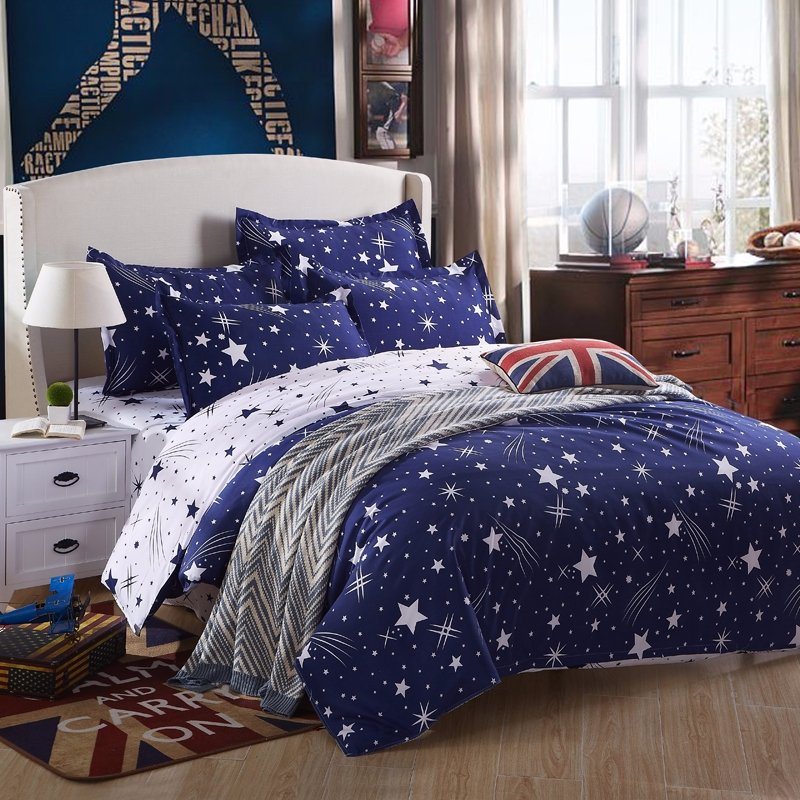 100% Polyester Brushed Microfiber 4PCS Bedding Sets