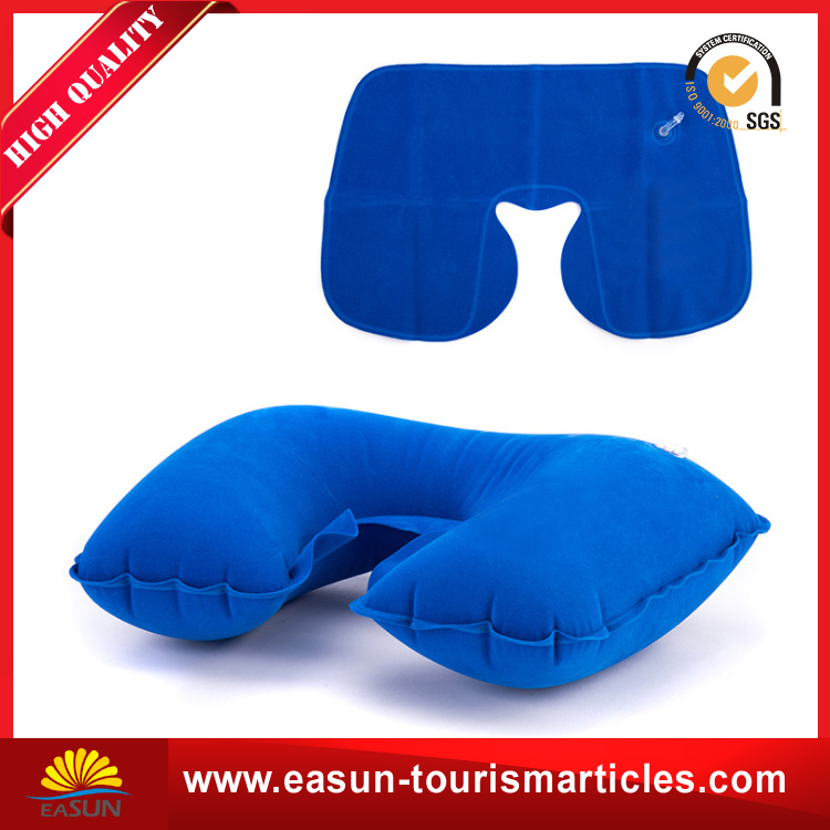 Custom Logo Printing Inflatable Airplane Pillow