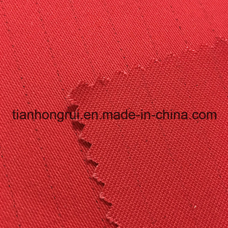 98% Cotton 2% Anti-Static Fame Retardant Safety Twill Fabric for Workwear