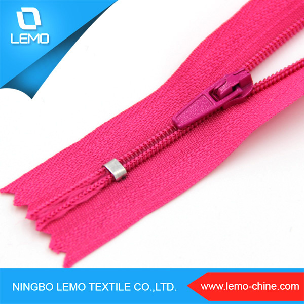 3#Colorful Teeth Nylon Machine Zipper